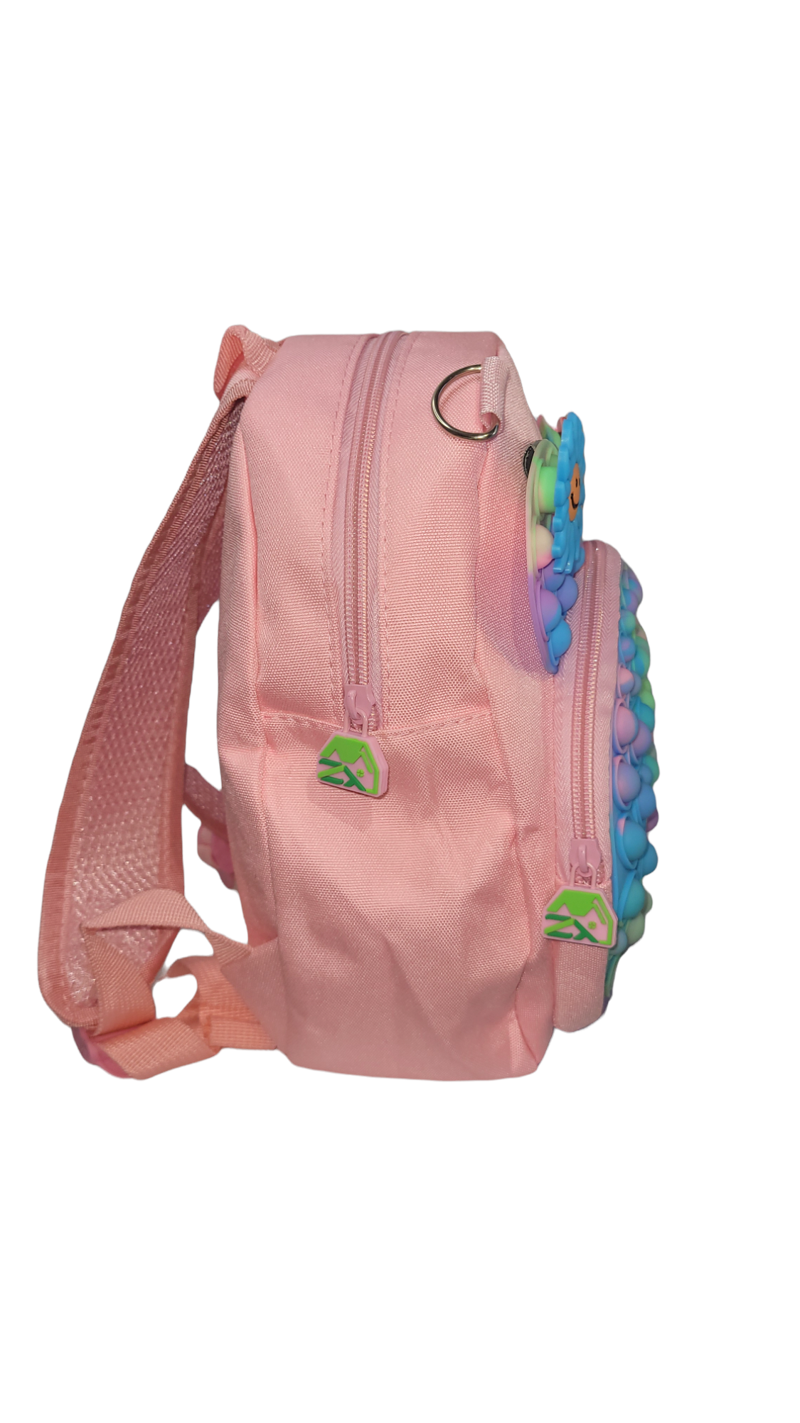 Small pink popper backpack