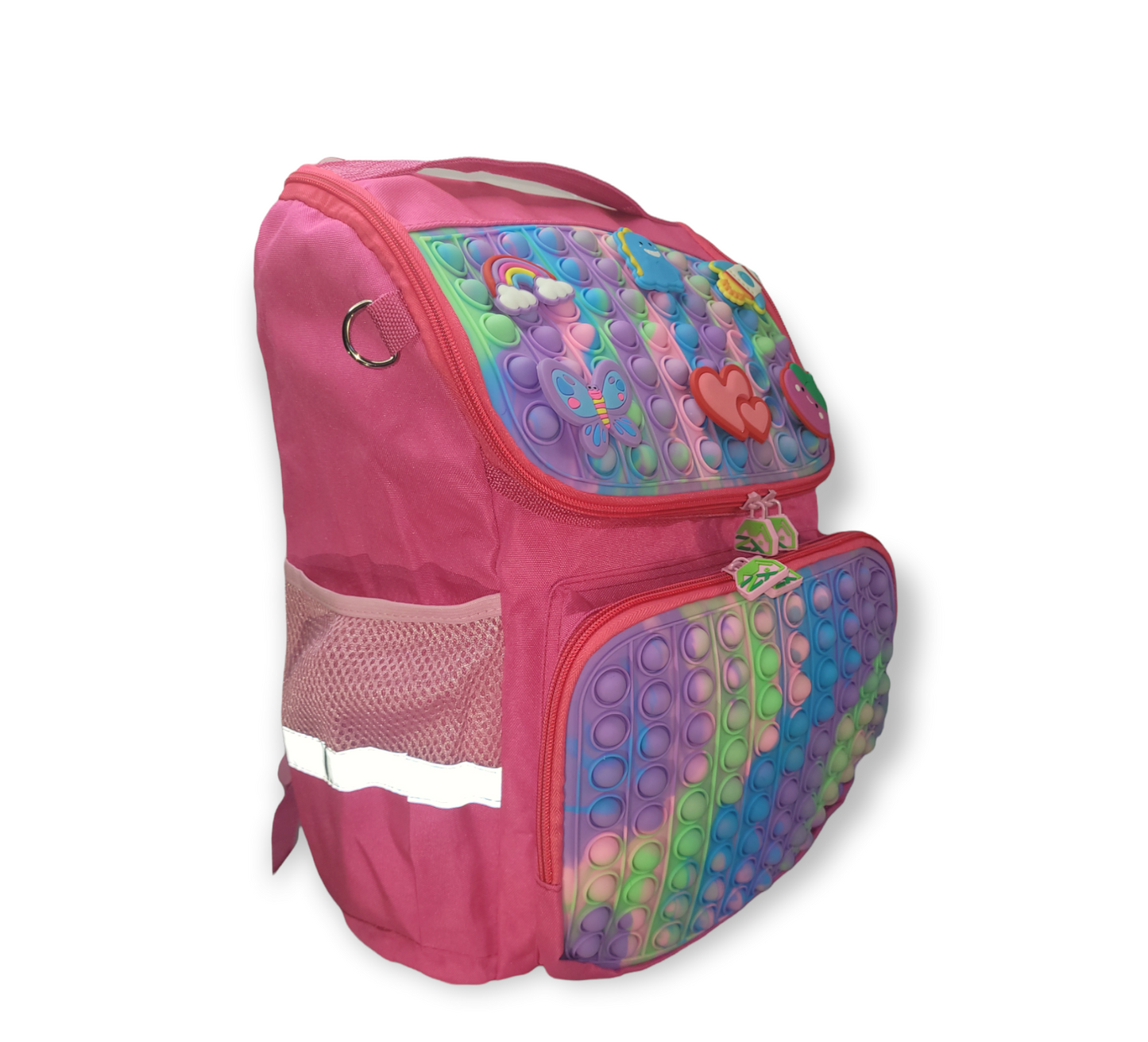 Pink popper backpack